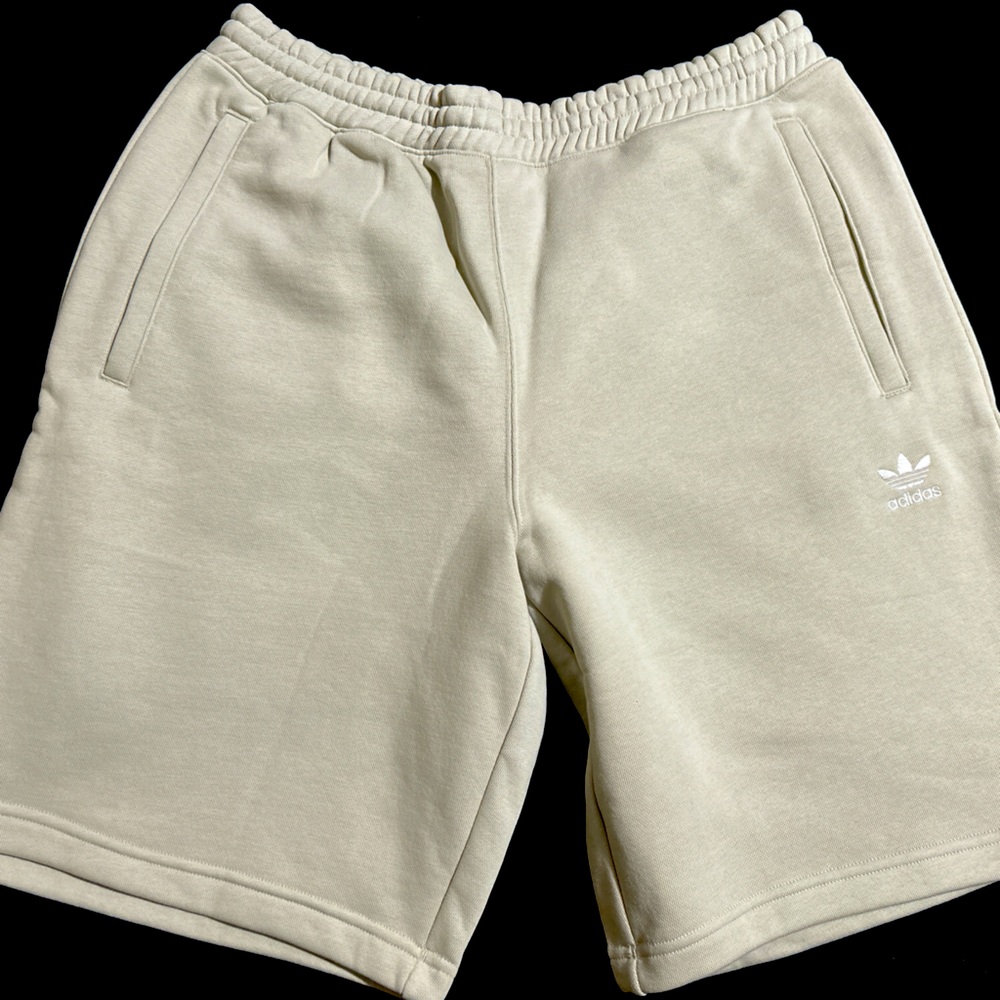 Adidas originals cream shorts